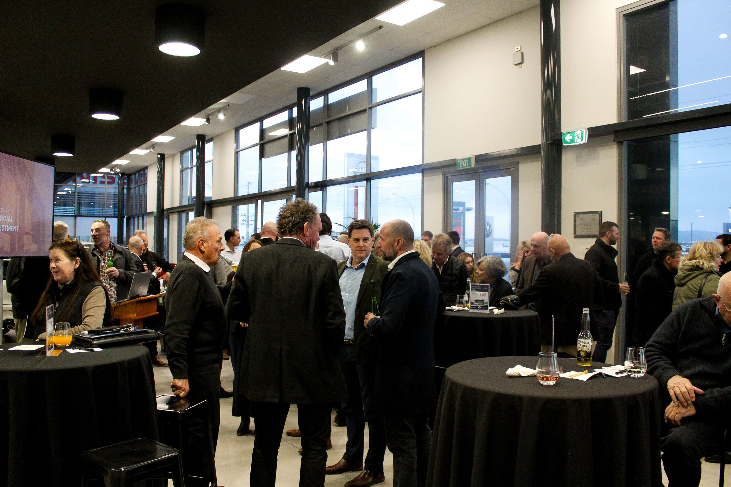 investors network at event at Farmer Autovillage in Mount Maunganui